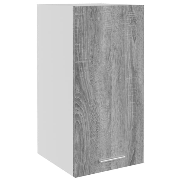 vidaXL Riippuva kaappi harmaa Sonoma 29,5x31x60 cm tekninen puu -  Keittiökaapit