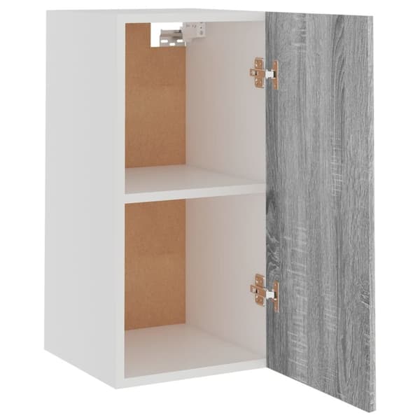 vidaXL Riippuva kaappi harmaa Sonoma 29,5x31x60 cm tekninen puu -  Keittiökaapit
