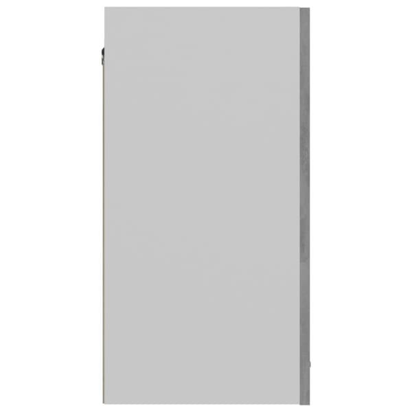 vidaXL vægskab 60x31x60 cm spånplade betongrå -  Køkkenskabe