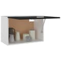 Pikkukuva 5 / 10: vidaXL Seinäkaappi musta 60x31x40 cm lastulevy -  Keittiökaapit