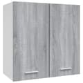 Pikkukuva 3 / 10: vidaXL Riippuva kaappi harmaa Sonoma 60x31x60 cm tekninen puu -  Keittiökaapit