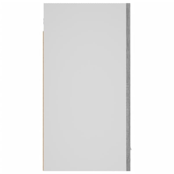 vidaXL Riippuva kaappi harmaa Sonoma 60x31x60 cm tekninen puu - Keittiökaapit