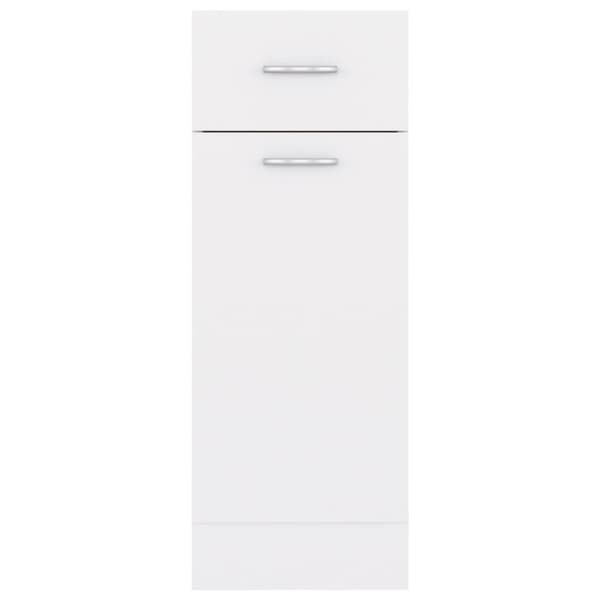 vidaXL underskab med skuffe 30x46x81,5 cm konstrueret træ hvid -  Køkkenskabe
