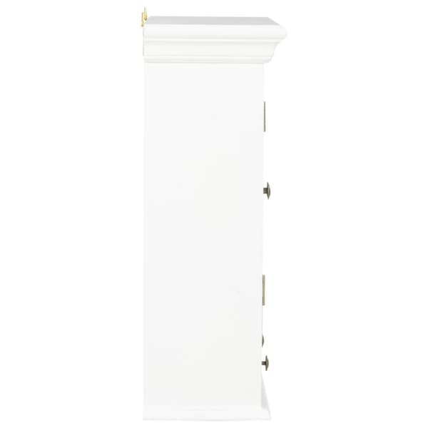 vidaXL Seinäkaappi valkoinen 49x22x59 cm tekninen puu - Keittiökaapit