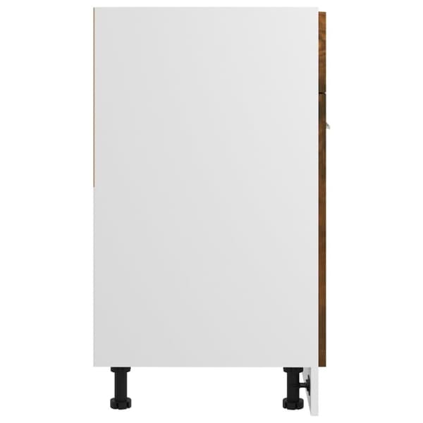 vidaXL køkkenskab m. skuffe 60x46x81,5 cm konstrueret træ røget egetræ -  Køkkenskabe