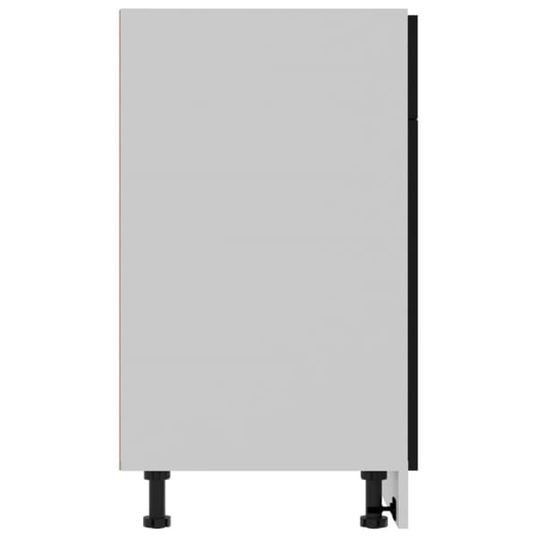 vidaXL skuffeunderskab 80x46x81,5 cm spånplade sort -  Køkkenskabe