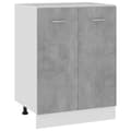 Pikkukuva 1 / 11: vidaXL Alakaappi betoninharmaa 60x46x81,5 cm tekninen puu -  Keittiökaapit