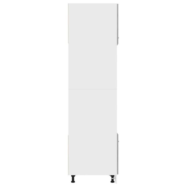 vidaXL indbygningsskab køkken 60x57x207 cm konstrueret træ grå sonoma - Køkkenskabe