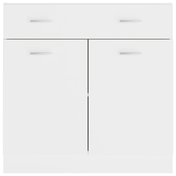 vidaXL skuffeunderskab 80x46x81,5 cm spånplade hvid -  Køkkenskabe