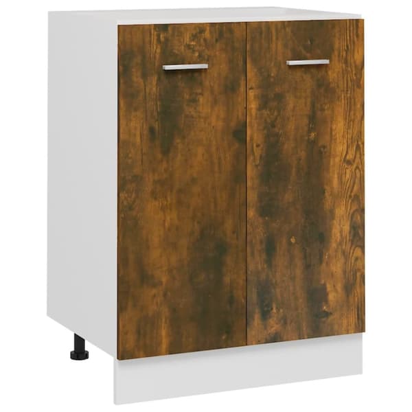 vidaXL Underskåp rökfärgad ek 60x46x81,5 cm konstruerat trä -  Köksskåp