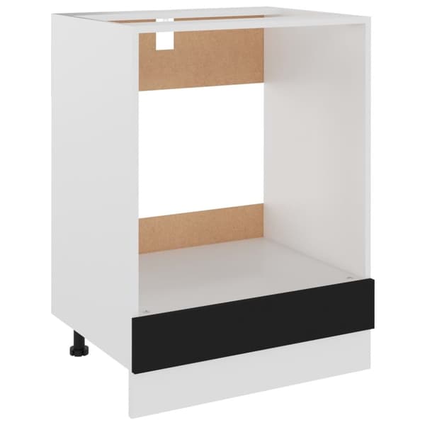 vidaXL ovnskab 60x46x81,5 cm konstrueret træ sort -  Køkkenskabe