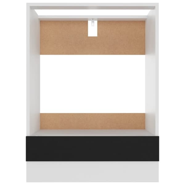 vidaXL ovnskab 60x46x81,5 cm konstrueret træ sort -  Køkkenskabe