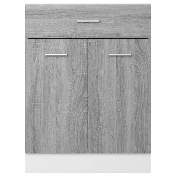 vidaXL køkkenskab m. skuffe 60x46x81,5 cm konstrueret træ grå sonoma -  Køkkenskabe