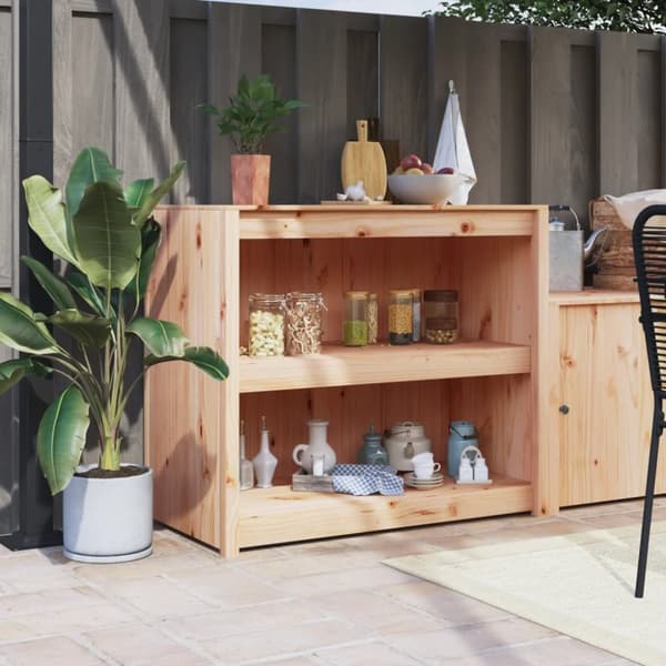 vidaXL Ulkokeittiökaappi 106x55x92 cm täysi mänty -  Keittiökaapit