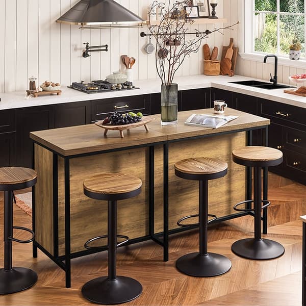 Rootz Kommodebuffé - Köksö - Köksskåp - Mångsidig förvaring - Justerbar hylla - Rymlig design - MDF och metallram - 170cm x 89cm x 60cm