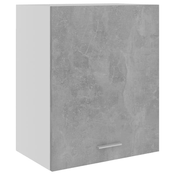 The Living Store vægskabe 2 stk. 50x31x60 cm konstrueret træ betongrå -  Køkkenskabe