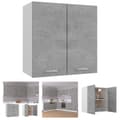 Pikkukuva 1 / 10: The Living Store Seinäkaappi betoninharmaa 60x31x60 cm lastulevy -  Keittiökaapit