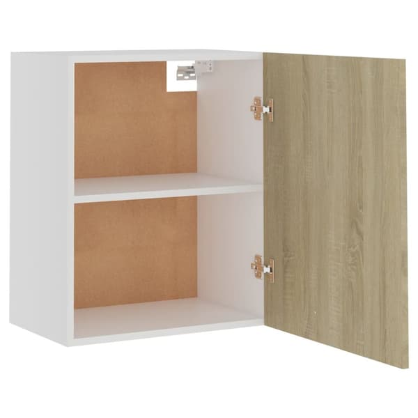 The Living Store Seinäkaapit 2 kpl Sonoma-tammi 50x31x60 cm tekninen puu - Keittiökaapit