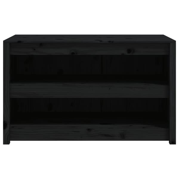 The Living Store Köksskåp för utomhusbruk svart 106x55x64 cm massiv furu -  Köksskåp