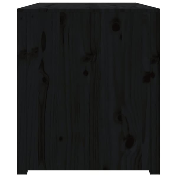 The Living Store Köksskåp för utomhusbruk svart 106x55x64 cm massiv furu -  Köksskåp