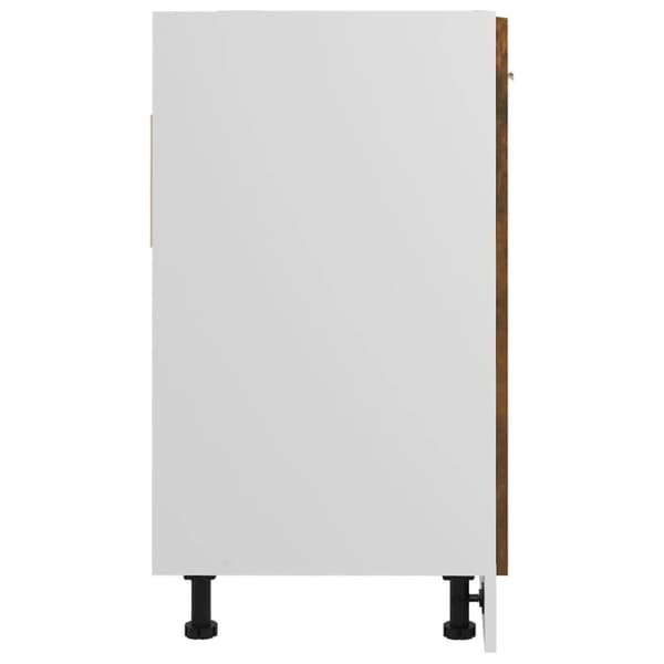 Køkkenskabe - Living skab 80x46x81,5 cm konstrueret træ røget egetræsfarve