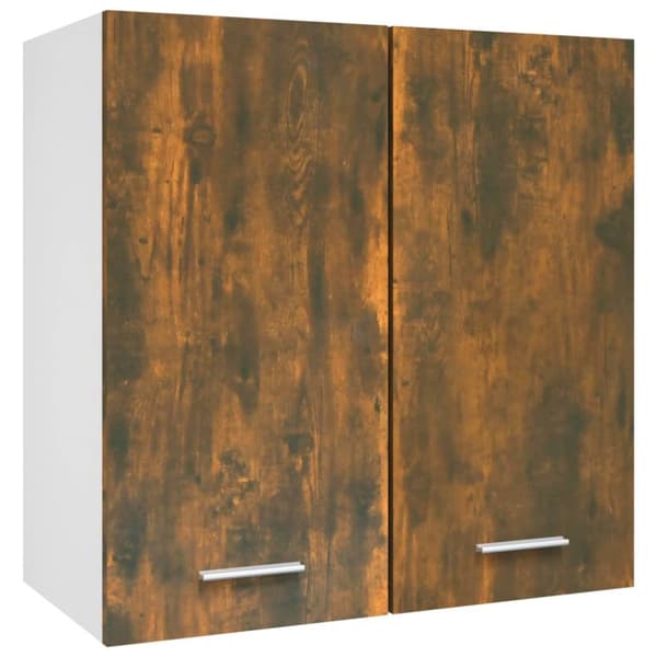 Køkkenskabe - Living vægskab 60x31x60 cm konstrueret træ røget egetræsfarve