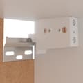 Miniatyrbillede 10 af 11: Køkkenskabe - Living vægskab 39,5x31x60 cm konstrueret træ sort