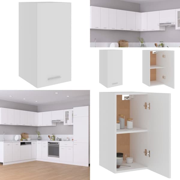 Vægskab 29,5x31x60 cm konstrueret træ hvid - Vægskab - Vægskabe - Home & Living