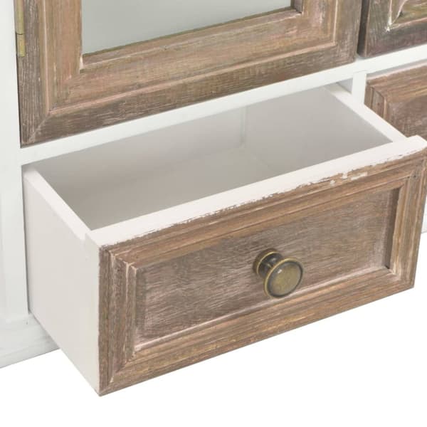 Väggskåp vit 49x22x59 cm konstruerat trä - Väggskåp - Vägg Skåp - Home & Living