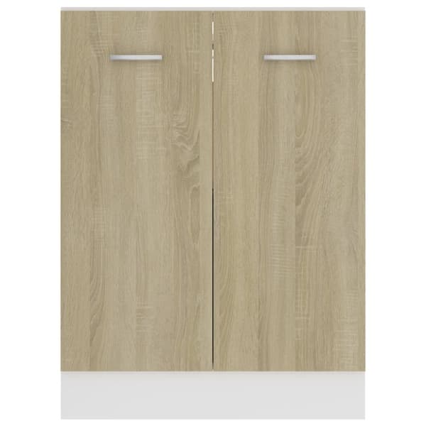 Underskåp sonoma-ek 60x46x81,5 cm konstruerat trä - Köksskåp - Skåp - Home & Living