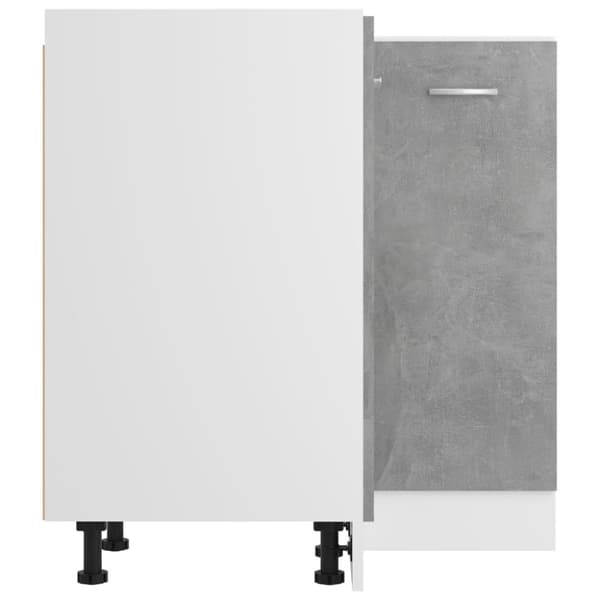 Hjørneunderskab 75,5x75,5x81,5 cm spånplade betongrå - Hjørneskab - Hjørneskabe - Home & Living