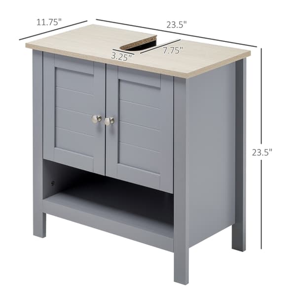 Badrumsskåp, MDF-material, justerbart hyllutrymme