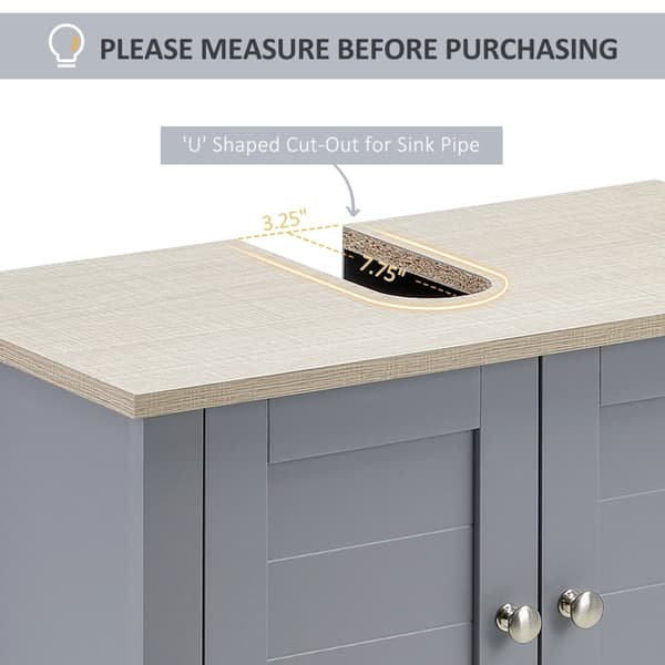 Badrumsskåp, MDF-material, justerbart hyllutrymme