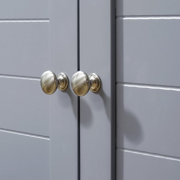 Badrumsskåp, MDF-material, justerbart hyllutrymme