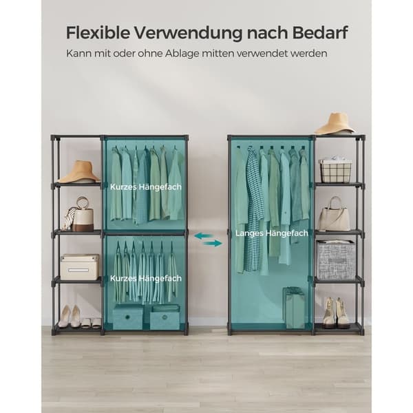 Rootz sort 2-delt sæt campingstol - udendørs stol - bærbare stole - ikke-vævet stof - letvægts - holdbar - nem at samle - 43 cm x 124 cm x 182 cm