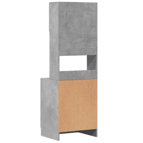 vidaXL Kjøkkenskap betonggrå 60x50x180 cm konstruert tre