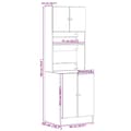 Miniatyrbilde 10 av 11: vidaXL Kjøkkenskap betonggrå 60x50x180 cm konstruert tre