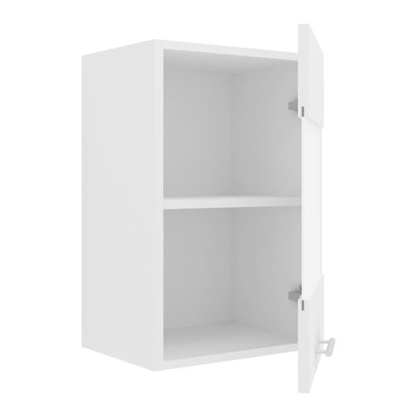 Esilo kjøkken overskap 40 cm 1 glassdør hvit.