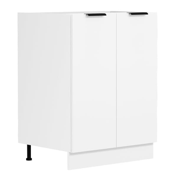 Fasola underskab køkken 60 cm 2 låger hvid.