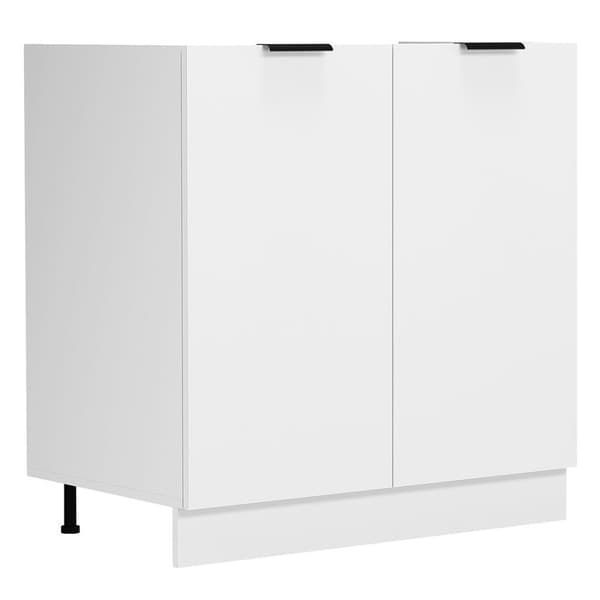 Fasola underskab køkken til vask 80 cm 2 låger hvid.