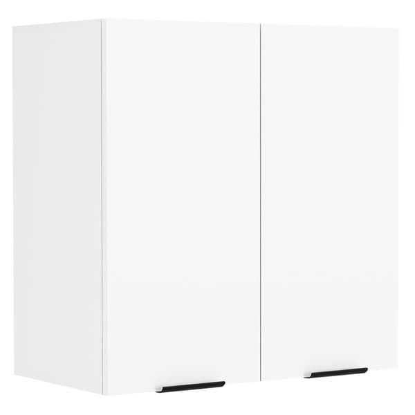 Fasola overskab køkken 60 cm 2 låger hvid.