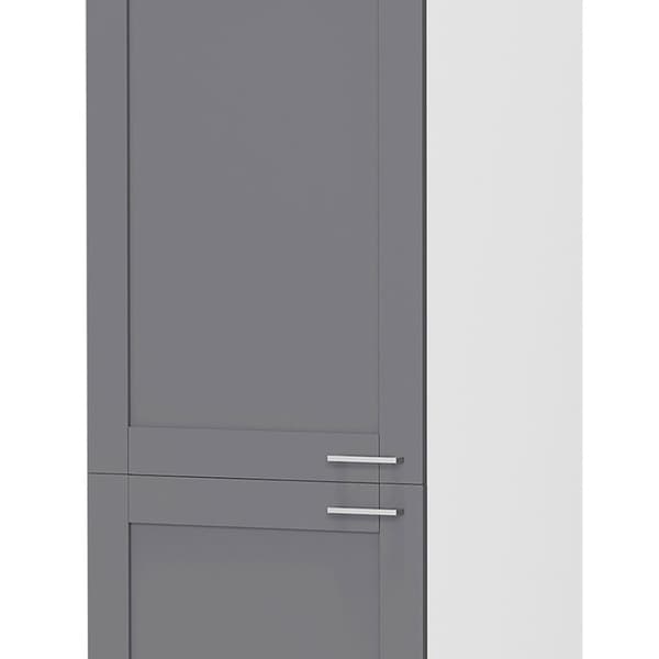 Colura højskab køkken 60 cm 3 låger antracit grå, hvid.