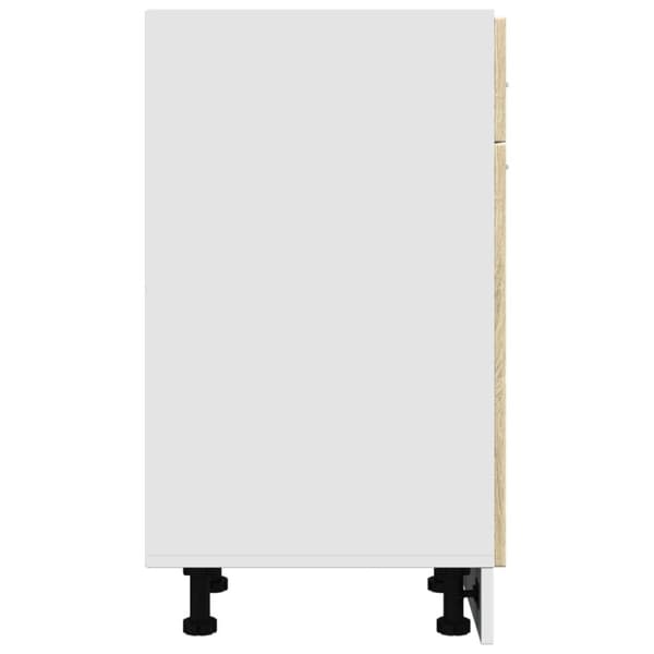 vidaXL køkkenskab m. skuffe 40x46x81,5 cm konstrueret træ sonoma-eg