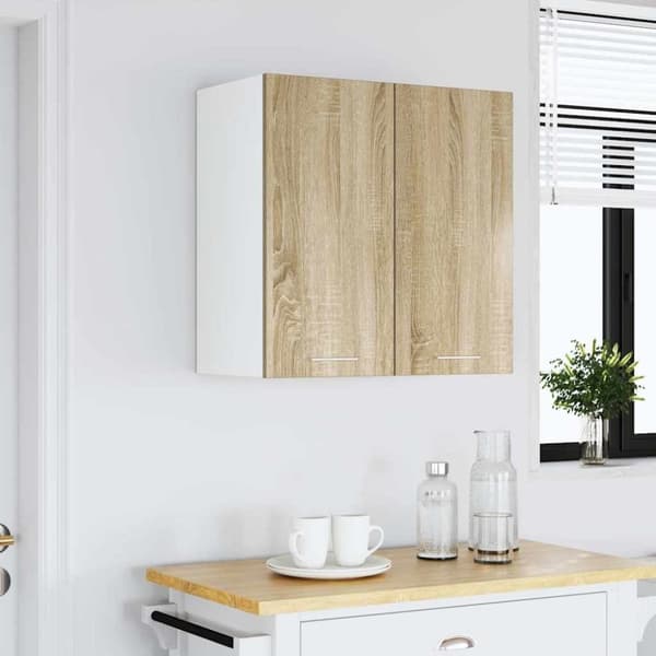 vidaXL Väggskåp sonoma-ek 60x31x60 cm konstruerat trä