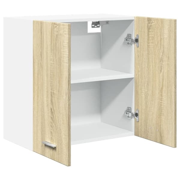 vidaXL Seinäkaappi "Lyon" Sonoma tammi 60x31x60 cm lastulevy