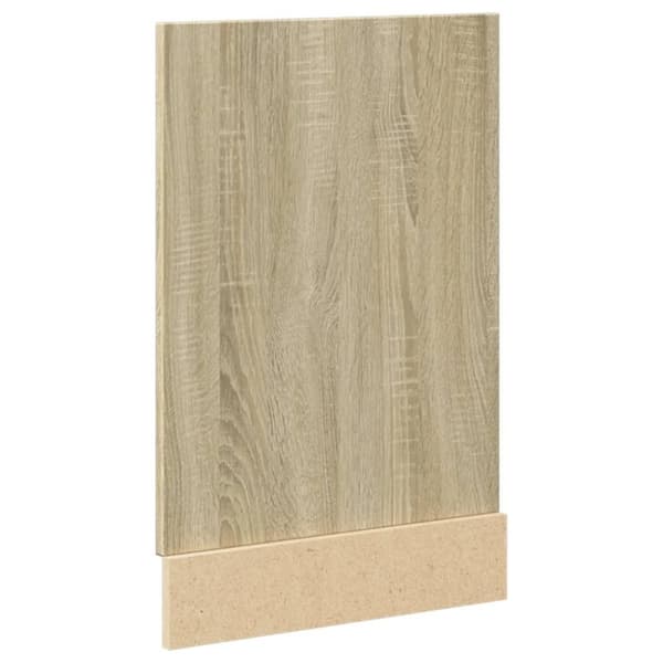 vidaXL Oppvaskmaskinspanel "Lyon" sonoma eik 45x3x67 cm sponplate