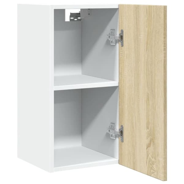 vidaXL vægskab 29,5x31x60 cm konstrueret træ sonoma-eg
