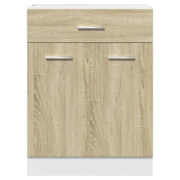 vidaXL Alalipastokaappi "Lyon" Sonoma-tammi 60x46x81,5 cm lastulevy
