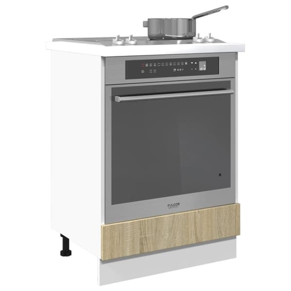 vidaXL Uunikaappi Sonoma-tammi 60x46x81,5 cm lastulevy