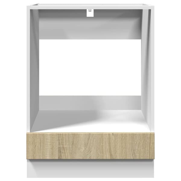 vidaXL Uunikaappi Sonoma-tammi 60x46x81,5 cm lastulevy